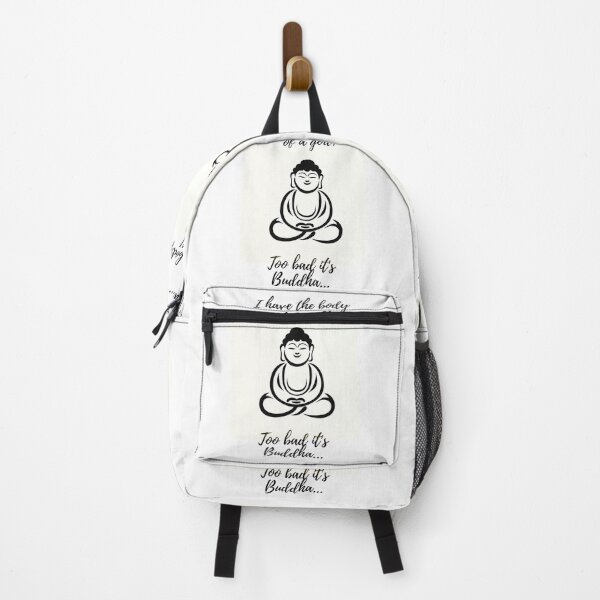 Item preview, I have the body of a God! Too bad it's Buddha... Inspirational and Funny Phrase designed and sold by LilianPixel.