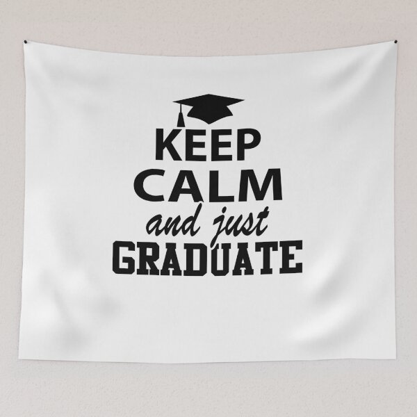 Item preview, Keep Calm and Just Graduate Senior Class of 2018 designed and sold by highparkoutlet.