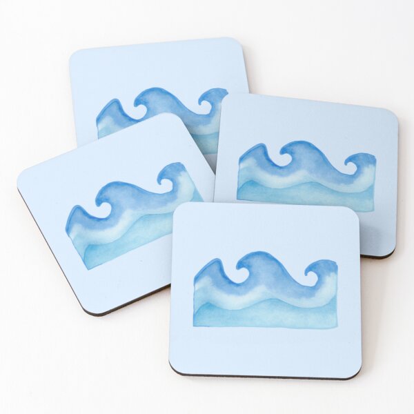 Item preview, Watercolor Ocean Wave designed and sold by wonderxwander.