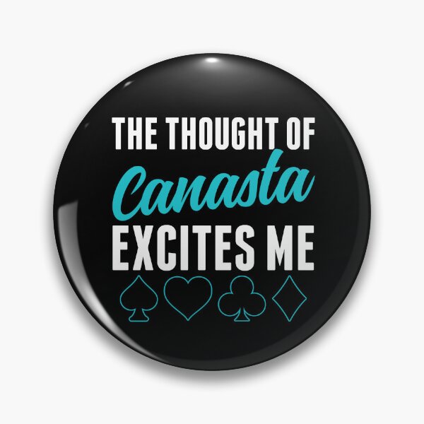 Item preview, The Thought of Canasta Excites Me Funny Card Game designed and sold by BlueBerry-Pengu.