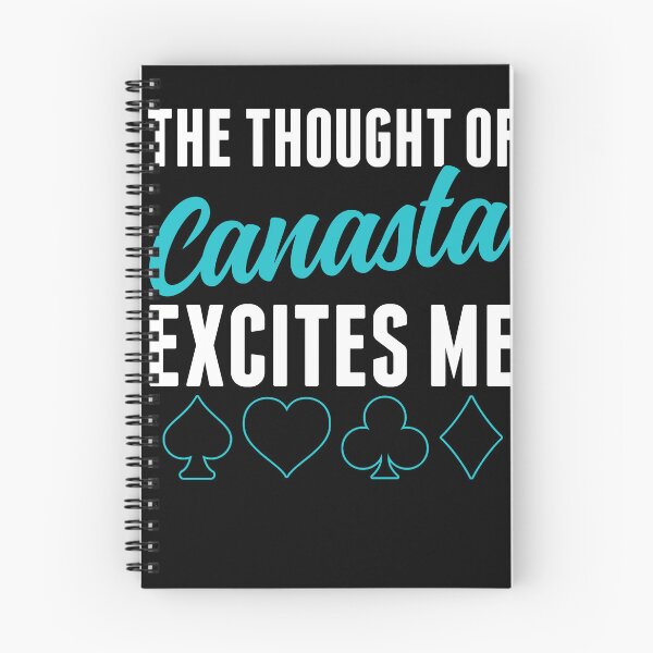 Item preview, The Thought of Canasta Excites Me Funny Card Game designed and sold by BlueBerry-Pengu.