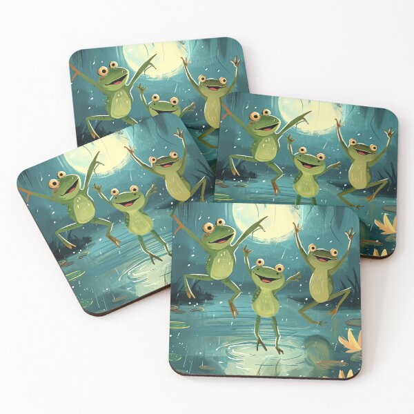 Item preview, Moonlit Frog Ballet designed and sold by cute-animals99.