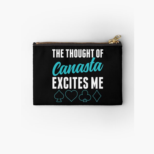 Item preview, The Thought of Canasta Excites Me Funny Card Game designed and sold by BlueBerry-Pengu.