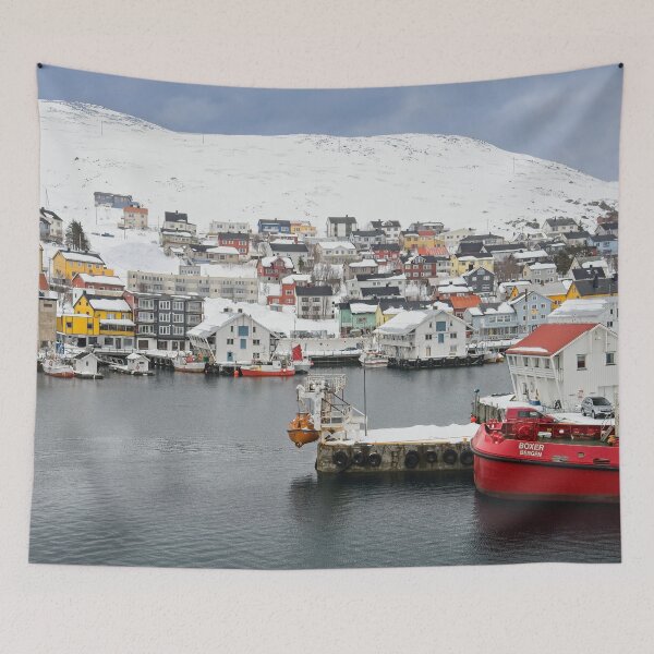 Item preview, Honningsvag City Norway designed and sold by Martyn R Arnold Fine Art Nature & Landscape Photography.
