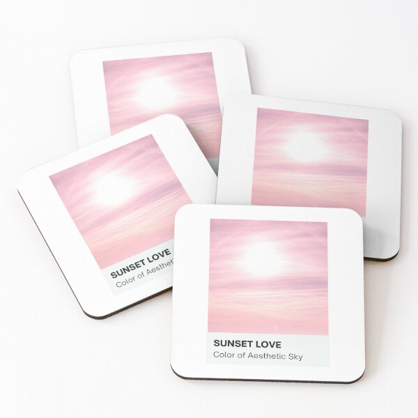 Item preview, Pantone love for aesthetic pink sunset designed and sold by ElizabethCoelho.