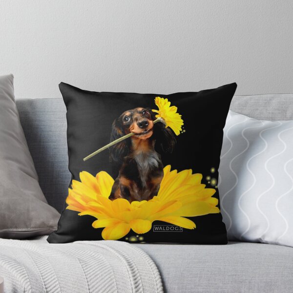 Item preview, Me and my Flowers - Dachshund designed and sold by waldogs.