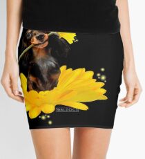 Me and my Flowers - Dachshund Mini Skirt
