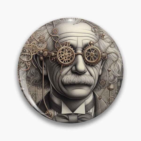Item preview,  Albert Einstein Steampunk  designed and sold by sevenmountains.