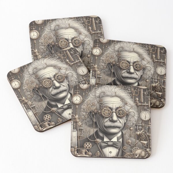 Item preview,  Albert Einstein Steampunk  designed and sold by sevenmountains.