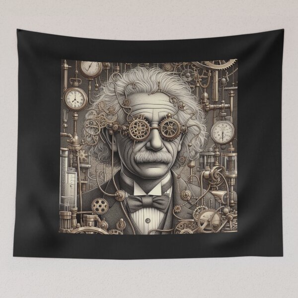 Item preview,  Albert Einstein Steampunk  designed and sold by sevenmountains.