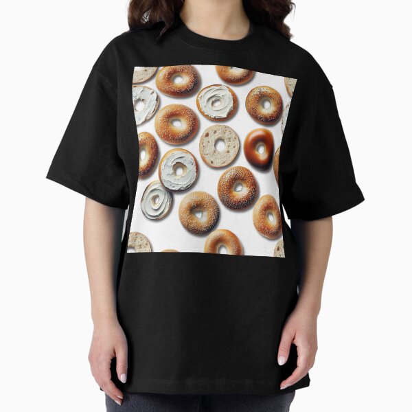 BREAD OVERALL PATTERN Oversized T-Shirt