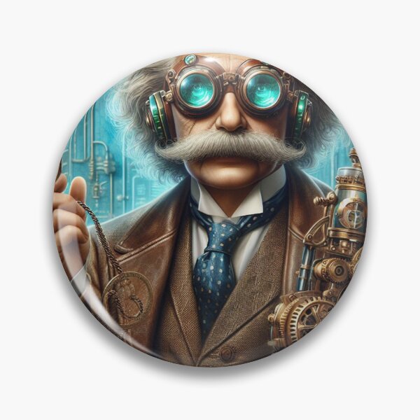 Item preview, Albert Einstein Steampunk  designed and sold by sevenmountains.