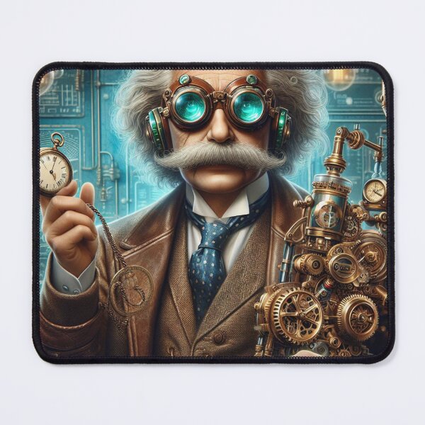 Item preview, Albert Einstein Steampunk  designed and sold by sevenmountains.
