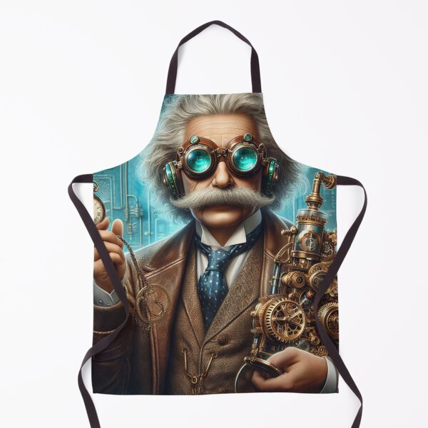 Item preview, Albert Einstein Steampunk designed and sold by sevenmountains.