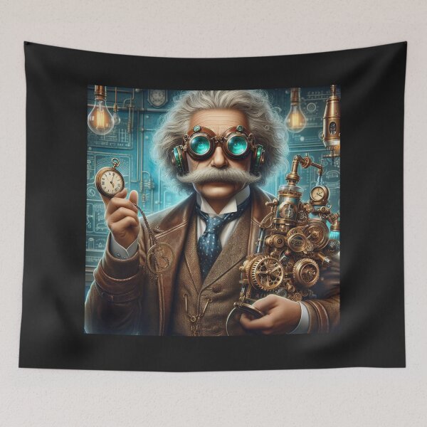 Item preview, Albert Einstein Steampunk  designed and sold by sevenmountains.