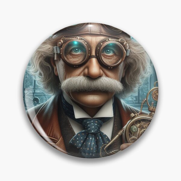 Item preview, Albert Einstein Steampunk  designed and sold by sevenmountains.