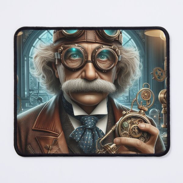 Item preview, Albert Einstein Steampunk designed and sold by sevenmountains.