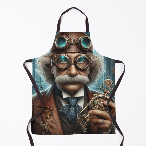 Item preview, Albert Einstein Steampunk designed and sold by sevenmountains.