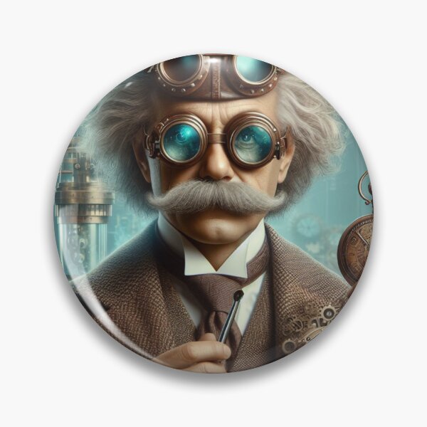 Item preview, Albert Einstein Steampunk  designed and sold by sevenmountains.