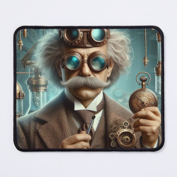 Item preview, Albert Einstein Steampunk designed and sold by sevenmountains.