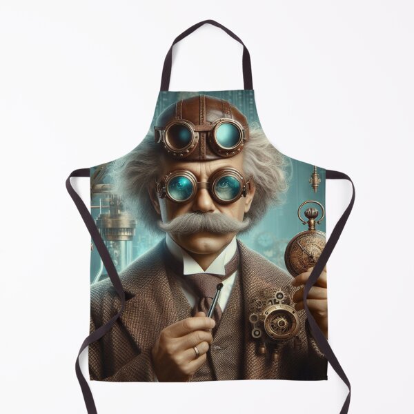 Item preview, Albert Einstein Steampunk designed and sold by sevenmountains.