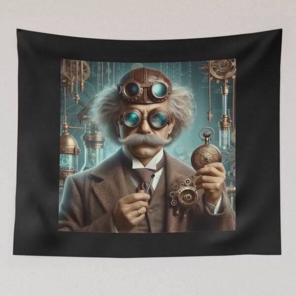 Item preview, Albert Einstein Steampunk  designed and sold by sevenmountains.