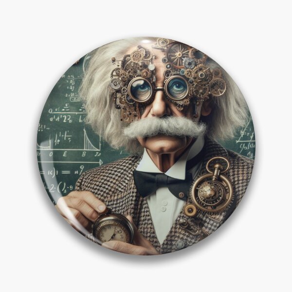 Item preview, Albert Einstein Steampunk  designed and sold by sevenmountains.