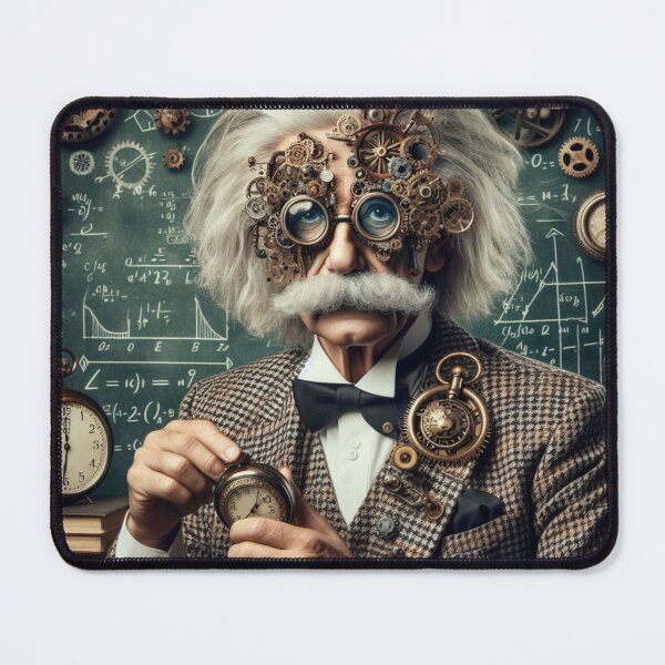 Item preview, Albert Einstein Steampunk designed and sold by sevenmountains.