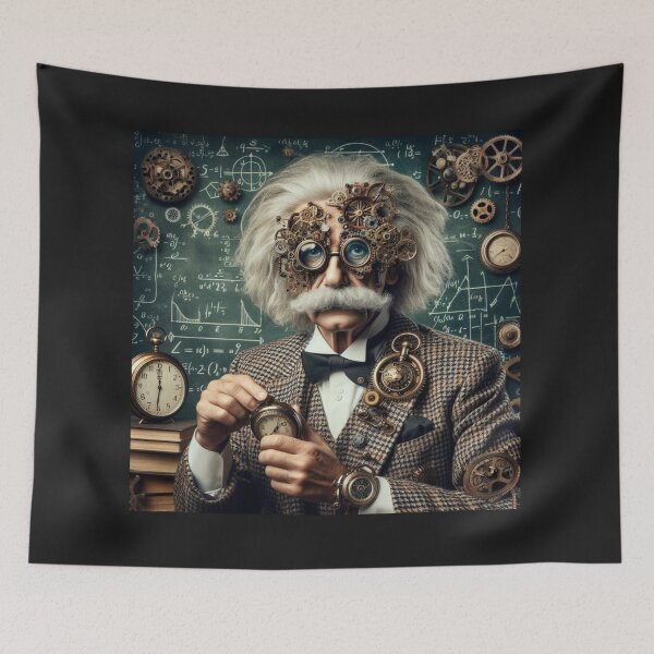 Item preview, Albert Einstein Steampunk  designed and sold by sevenmountains.