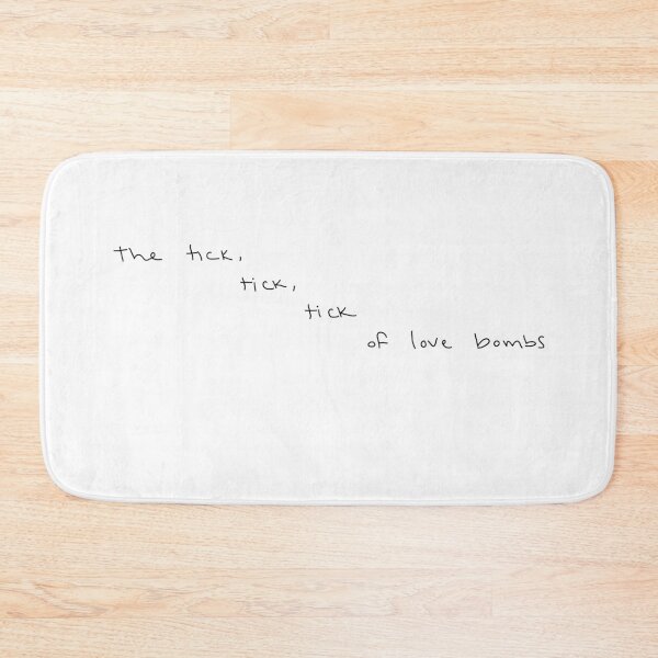 Item preview, the tick tick tick of lovebombas, the tortured poets department designed and sold by hatgan.