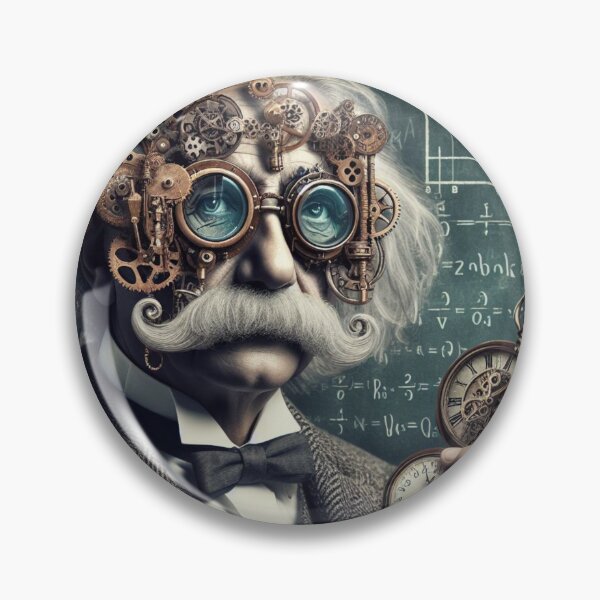 Item preview, Albert Einstein Steampunk  designed and sold by sevenmountains.