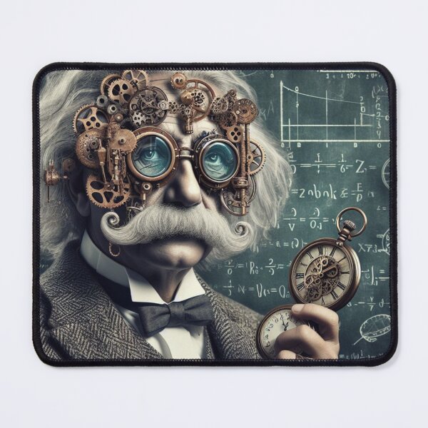 Item preview, Albert Einstein Steampunk designed and sold by sevenmountains.