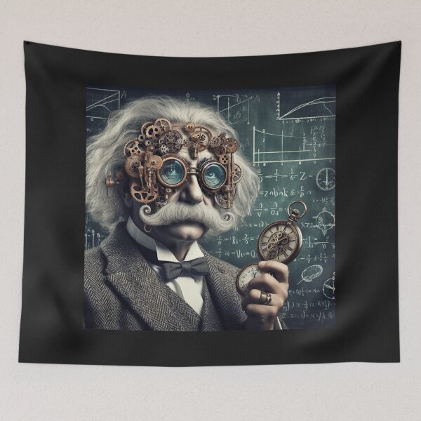 Item preview, Albert Einstein Steampunk  designed and sold by sevenmountains.