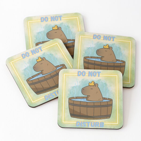 Item preview, Do Not Disturb Capybara in Tub designed and sold by CrystalWillette.