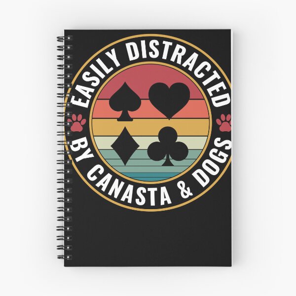 Item preview, Easily distracted by Canasta and Dogs Card Game Canasta designed and sold by BlueBerry-Pengu.