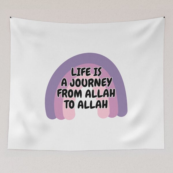 Item preview, A life is a journey from allah to allah designed and sold by Ashi17.