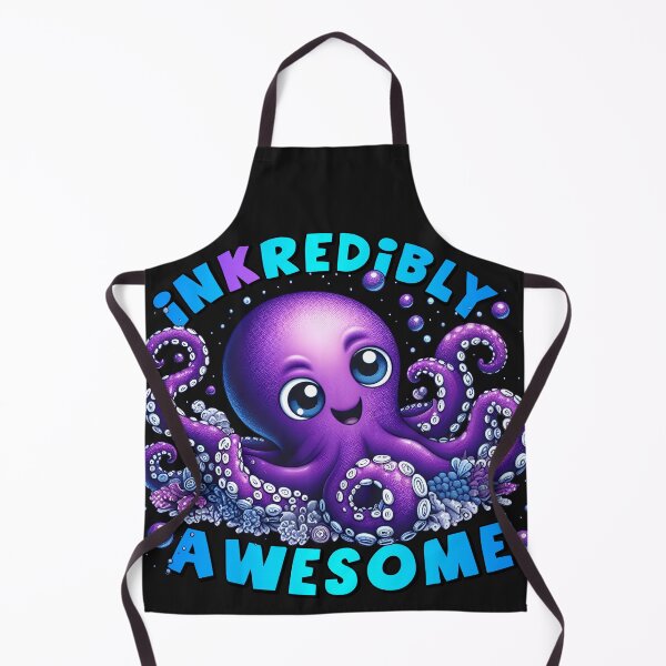 Item preview, Inkredibly Awesome Purple Octopus designed and sold by Talass.