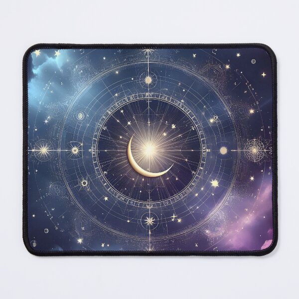 Item preview, Celestial Starry Sky Design: Astronomy-Inspired Crescent Moon designed and sold by PandaTShirtShop.