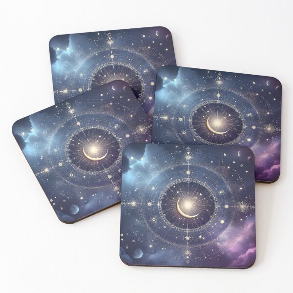 Item preview, Celestial Starry Sky Design: Astronomy-Inspired Crescent Moon designed and sold by PandaTShirtShop.