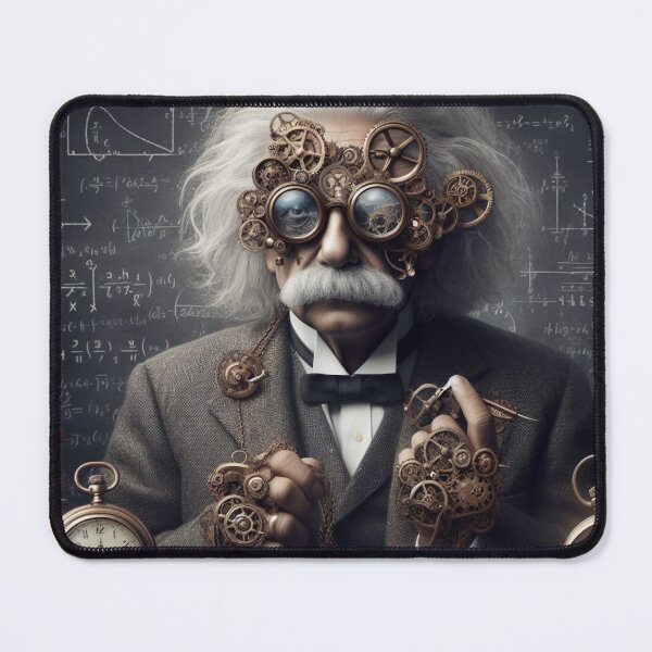 Item preview,  Albert Einstein Steampunk  designed and sold by sevenmountains.