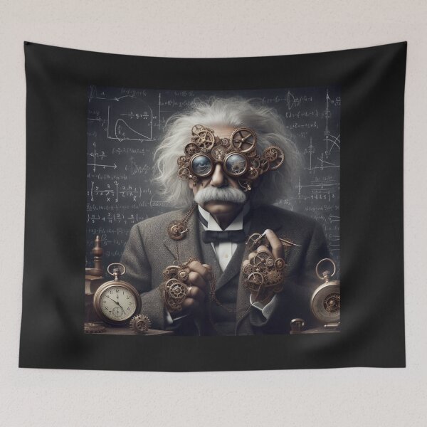 Item preview,  Albert Einstein Steampunk  designed and sold by sevenmountains.