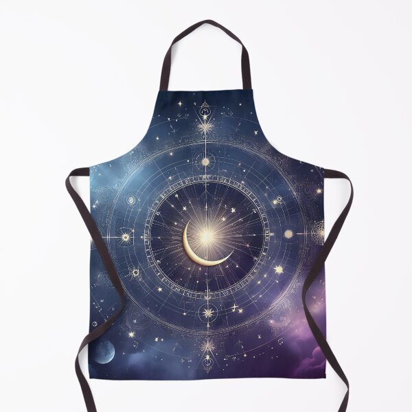 Item preview, Celestial Starry Sky Design: Astronomy-Inspired Crescent Moon designed and sold by PandaTShirtShop.