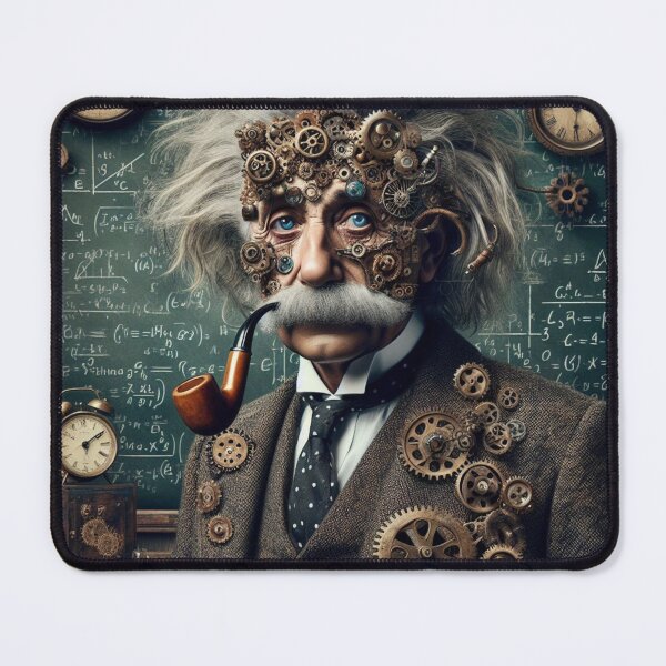 Item preview, Albert Einstein Steampunk  designed and sold by sevenmountains.