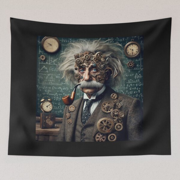 Item preview, Albert Einstein Steampunk  designed and sold by sevenmountains.