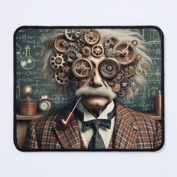 Item preview, Albert Einstein Steampunk designed and sold by sevenmountains.