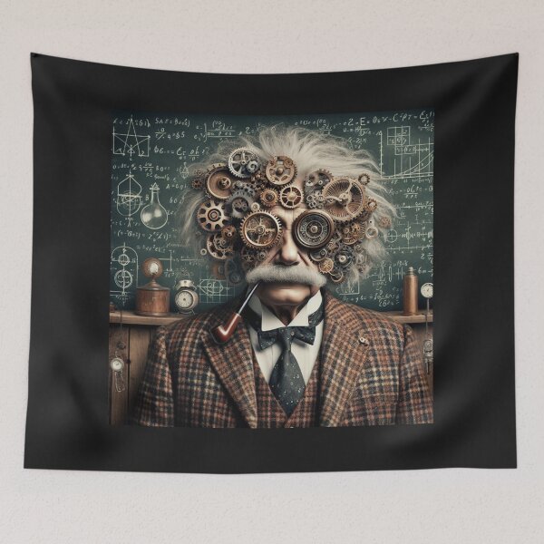 Item preview, Albert Einstein Steampunk  designed and sold by sevenmountains.