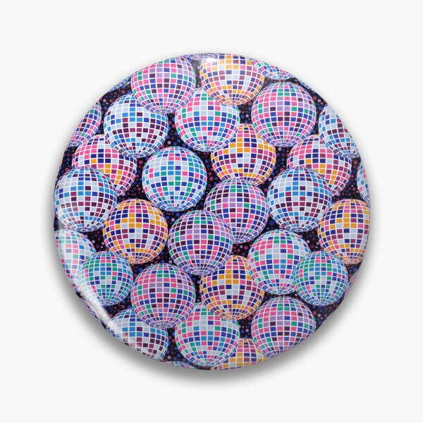 Item preview, Colorful Disco Balls Mirroring the Electric Energy of a Bustling Dance Floor designed and sold by NancyDzines.