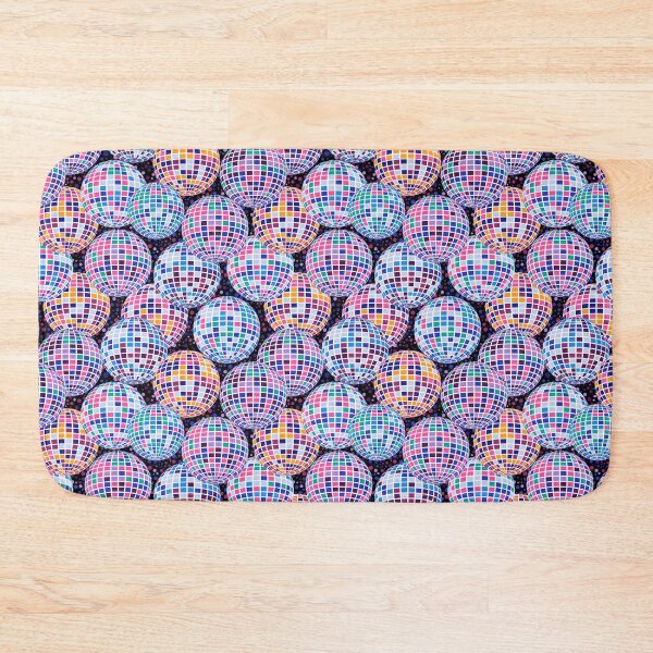 Item preview, Colorful Disco Balls Mirroring the Electric Energy of a Bustling Dance Floor designed and sold by NancyDzines.