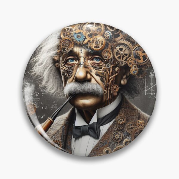 Item preview, Albert Einstein Steampunk  designed and sold by sevenmountains.