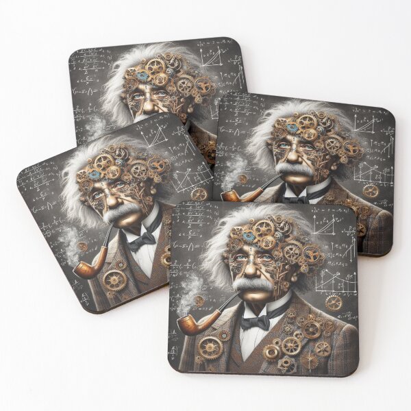 Item preview, Albert Einstein Steampunk  designed and sold by sevenmountains.